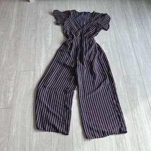 Red blue and white jumpsuit